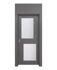 BY-256V  Porte intérieure Laqué Vitrée
